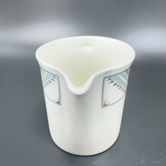 Mikasa Intaglio Santa Fe Ceramic Small Pitcher Creamer Stoneware Malaysia VTG - Picture 6 of 10
